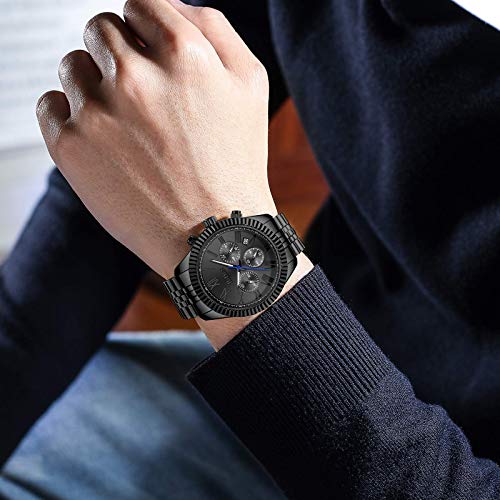 Mens-Watches-Chronograph-Stainless-Steel-Waterproof-Analog-Quartz-Watch-Fashion-Casual-Business-Dress-Large-Calendar-Date-Wrist-Watches-for-Men