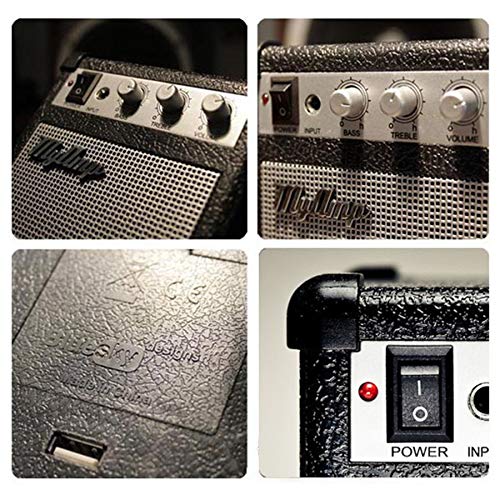 Amplificateur de guitare rétro haute fidélité/haut-parleur portable My Amp Audio/Mini haut-parleurs de guitare stéréo basse