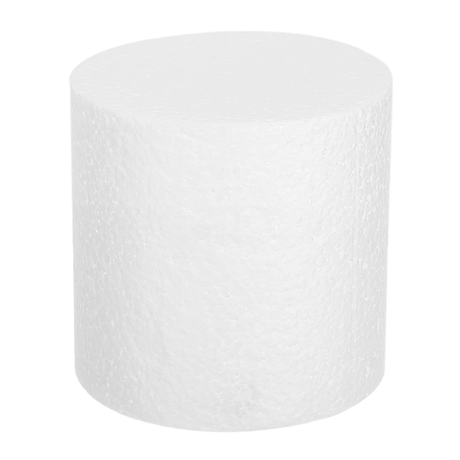 sourcing map Round Foam Cake Dummy, 4"x 3" White Fake Cake Circles Dummies Decorating Display for Wedding Birthday Party Cakes Decoration Crafts and Window Displays