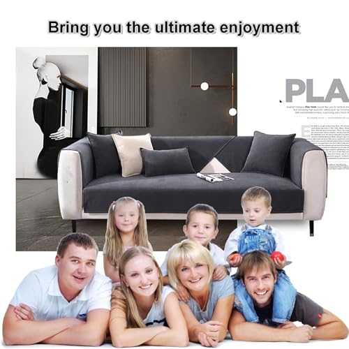 VFDC Sofa Überzug L Form, Sofabezug 1 2 3 4 Sitzer, Couch Überzug Katze Hundeschutz, Sofa Cover rutschfest Universal, Sofaüberwurf Baumwolle, 70 * 120cm