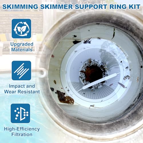 Image of SPX1082CA Pool Skimmer Basket & SPX1082D Basket Support Ring