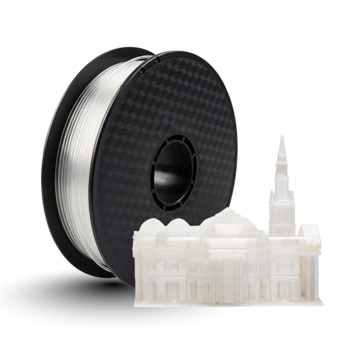 FILAMONT Rapid PETG 1.75 mm 3D Printer Filament Clear– High-Speed, Durable & Accurate, 1KG-image-23