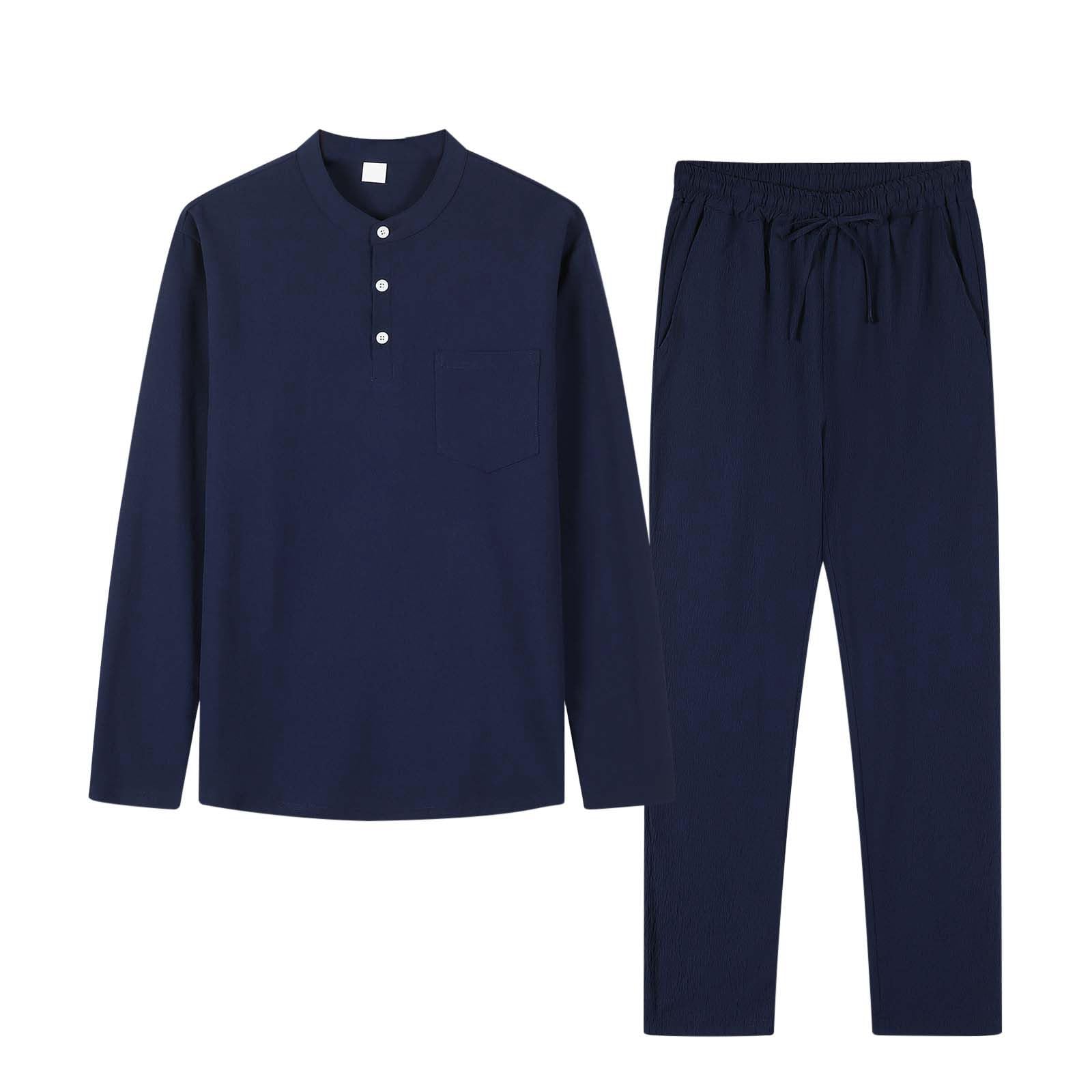 Ensemble pantalon homme ample coupe confortable contre la chaleur