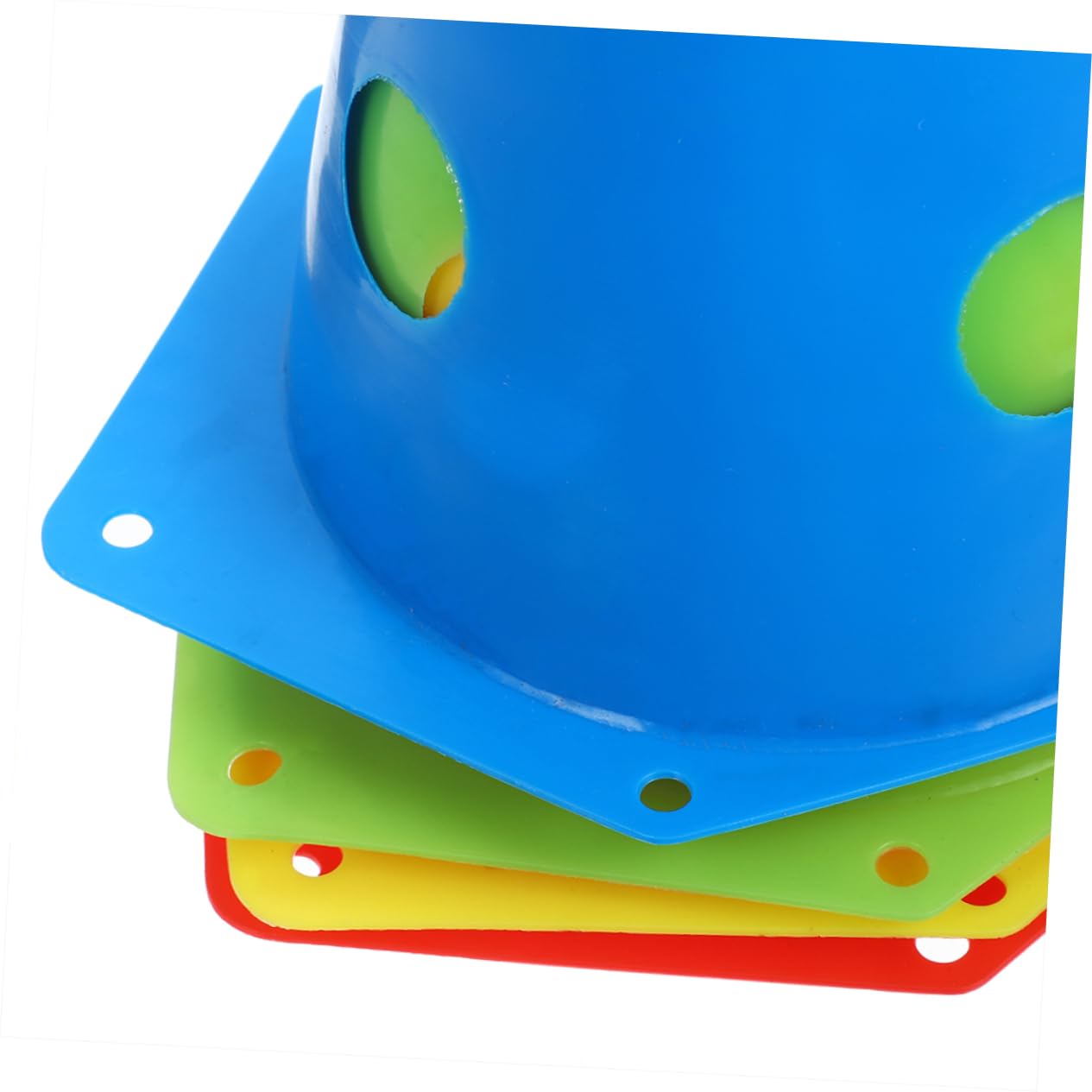 Toddmomy Set 12 Coni Allenamento Calcio in Plastica PE Alta Resistenza e Flessibilità per Migliorare Coordinazione Occhio-Mano in Allenamenti Sportivi