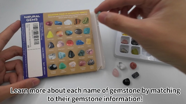 Collezione Pietre Naturali Per Apprendimento | Kit Minerali Per Bambini E Adulti