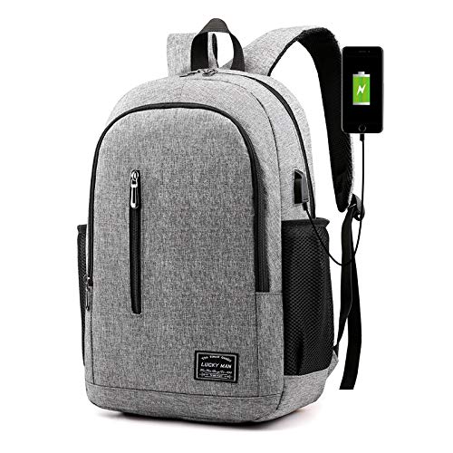 Rucksack Für Schule, Laptop Rucksack Für Herren. Schulrucksack Für Jungen Teenager Schwarz. Business Notebook. Männer Outdoor und Uni