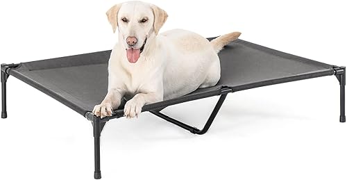 Miniatura 10 de Cama Elevada para Perros Medianos, Catre Elevado para Perros, Catres para Mascotas Resistentes con Malla Teslin Duradera de Soporte Reciclable y