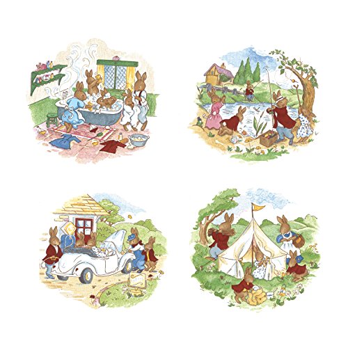 Royal Doulton Bunnykins Childrens Plate, Cereal Bowl And 1 Handled Hug-A-Mug 3-Piece Childresns Dining Set, Multicolor #TOP3