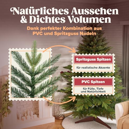 Weihnachtsbaum Künstlich 150cm 100% PE Spritzguss  Produktbild-Vorschau 3