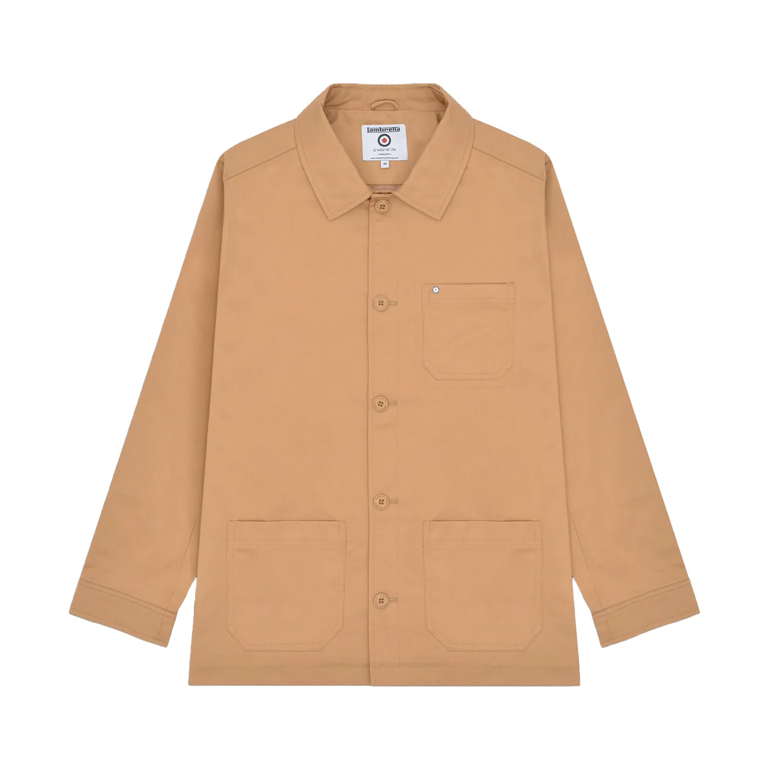 Lambretta Mens Bergen Harrington Jacket - Tobacco - XL