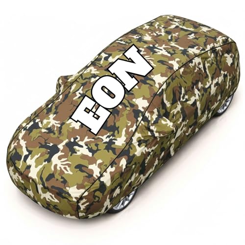 Image of Superior Grade Quality Eon Cover (All Variants) Car Body Cover - 100% Waterproof Custom Fit with Mirror Pockets | Triple-Stitched Elastic Design, Heat Reflective, Anti-Dust, All-Weather