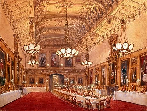 Tableau St Georges Hall Windsor Impression d'Art sur Toile Haute Définition
