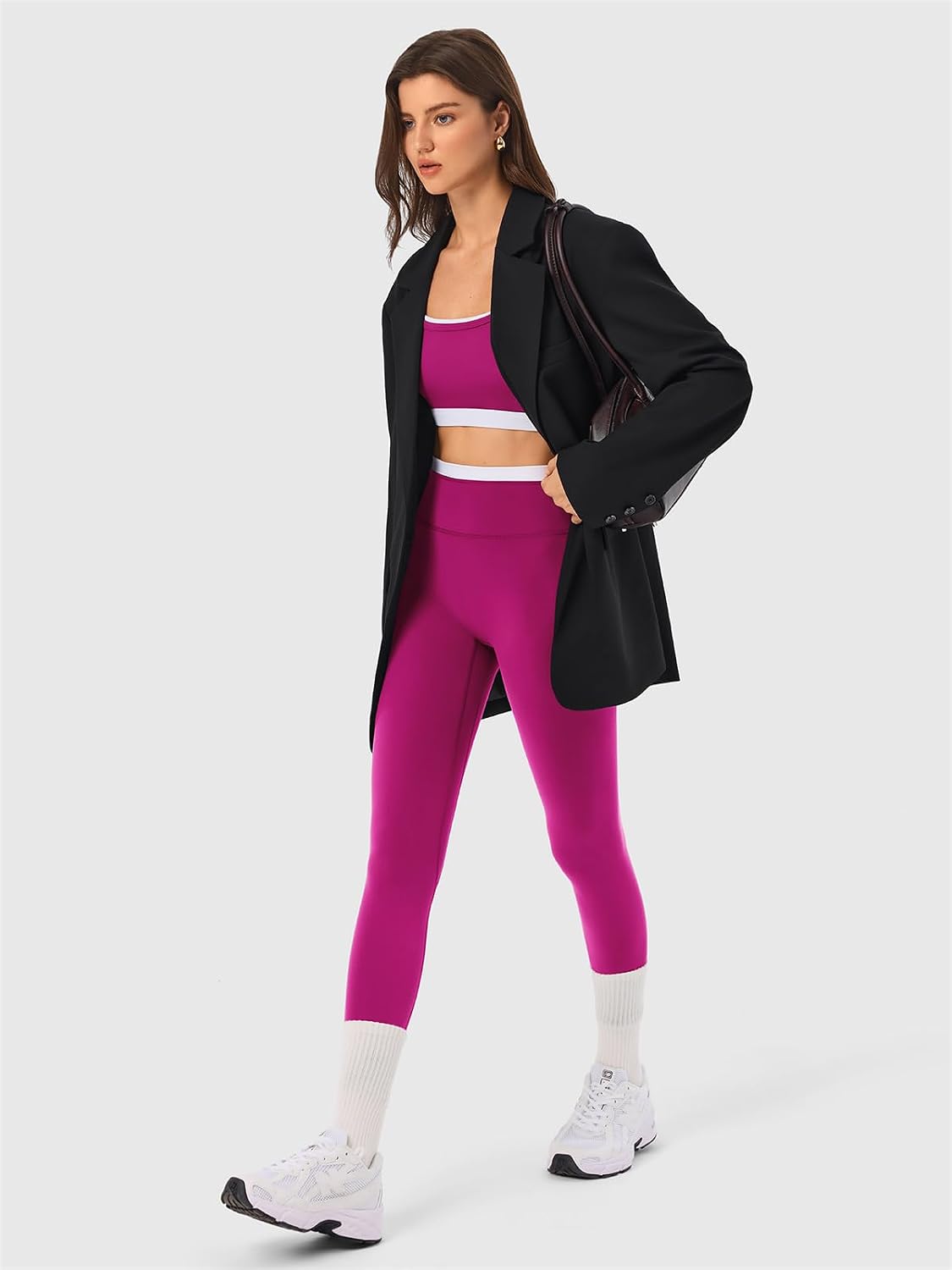 2 Pieces Workout Sets for Women Athletic Pilates Outfits Activewear image 5