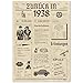 FestySpark Geschenke zum 88 Geburtstag Frau - Schöne Geburtstagskarte 88 Frau und Mann - Geburtstagsgeschenk für Männer 88 - Geburtstagsdekoration 88 Geburtstag Männer und Frauen - Karte 1938