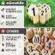 Mölkky Kubb Holzspiel für Garten und Freizeit