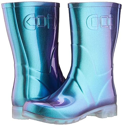 Beck Damen Glossy Gummistiefel, Türkis, 38 EU