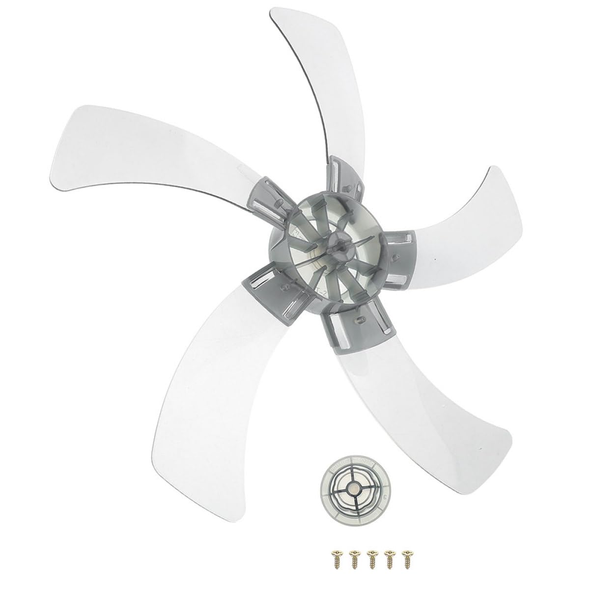 MAGICLULU 1 Set accessorio ventilatore da pavimento ventilatore elettrico Ventilatore per esterni pale del ventilatore in piedi pala del ventilatore parti del ventilatore plastica Light Grey