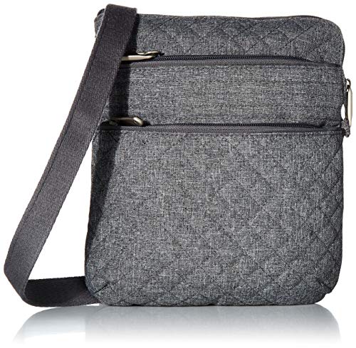 Travelon Anti-Theft Boho Slim Bag, Gray Heather, one Size