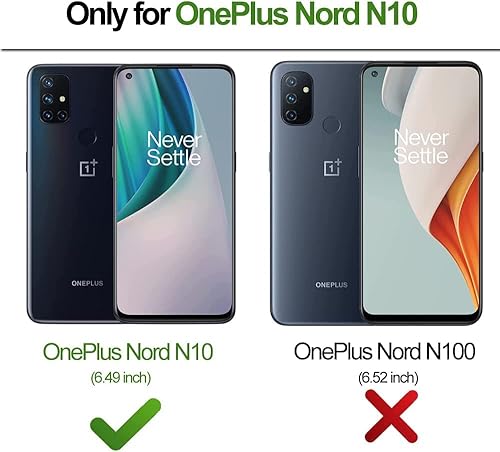 Miniatura 2 de Funda para OnePlus Nord N10 5G para mujer, con purpurina, cristal, mariposa, corazón, floral, delgada, TPU de lujo, linda funda para niñas con