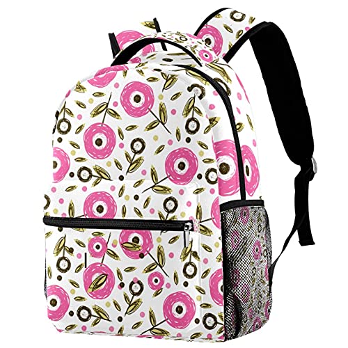 Sac à dos d'école motif lapin indien au look multicolore unique