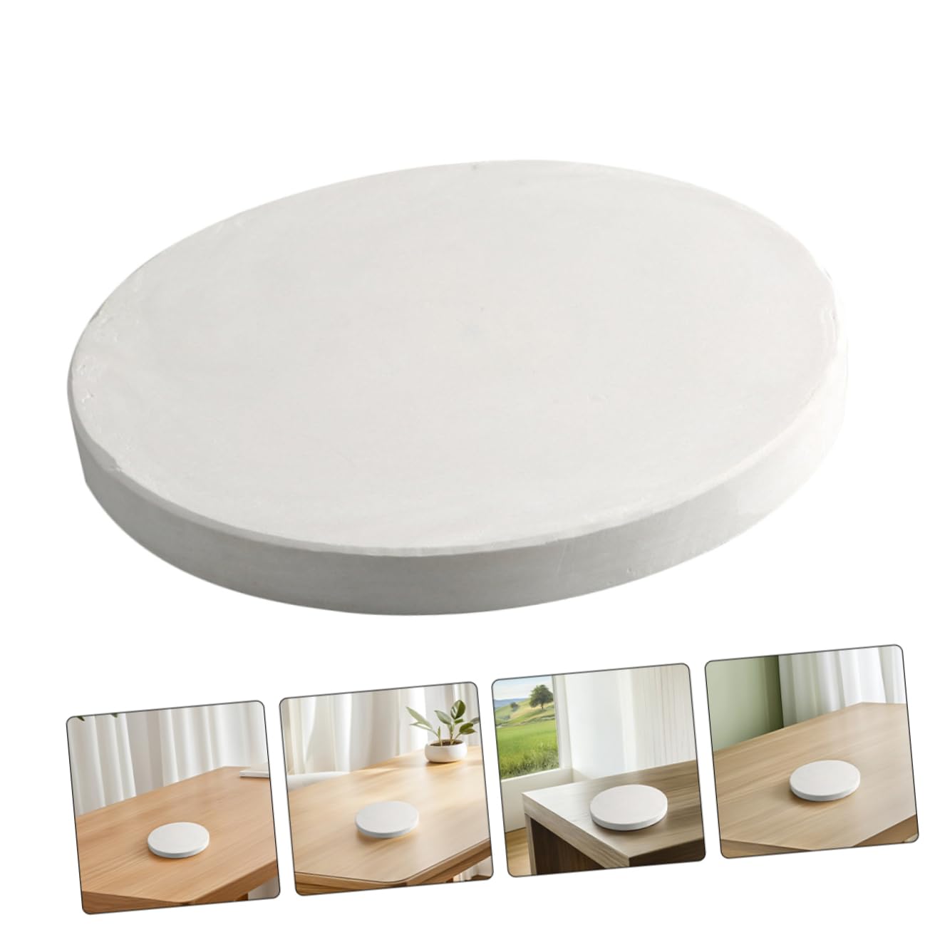 Mipcase Plaster Bat: Rzemiosło Z Gliny Ceramicznej Rzeźba Ceramiczna Płyta Bazowa Rzemiosło Narzędzia Deska Podstawowa Rzeźba Rzemiosło Z Gliny Deska Do Suszenia Biała 20 Cm