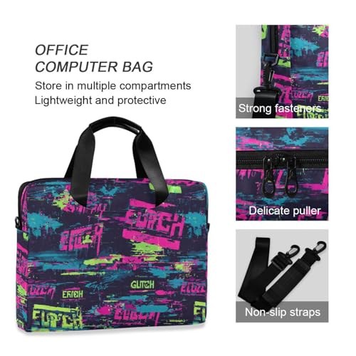 Maletín portátil para laptop de 15.6 pulgadas con asas y correa miniatura 6