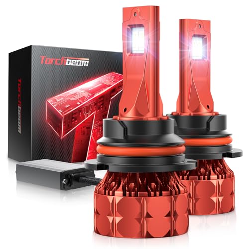Image of Torchbeam 9007 85000LM Bulbs, 2026 Release 6500K White, 12X Brightness, Pack of 2