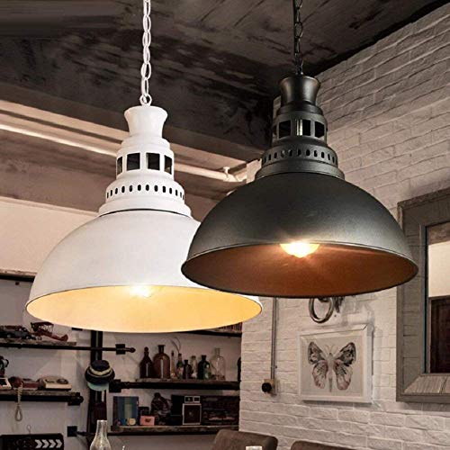 Lustre à bougies pour éclairage de grand entrepôt et loft, luminaire suspendu rétro en fer GZZ - 2