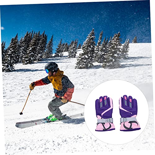 COLLBATH 1 Par Luvas De Inverno Luvas De Esqui Infantil Luva De Montanhismo Crianças Snowboard Luvas