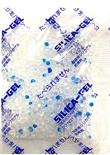 【10g100個入り】国産品 シリカゲル 食品用乾燥剤 ドライフラワー用 業務用 除湿剤 58mm×75mm 東海化学工業所