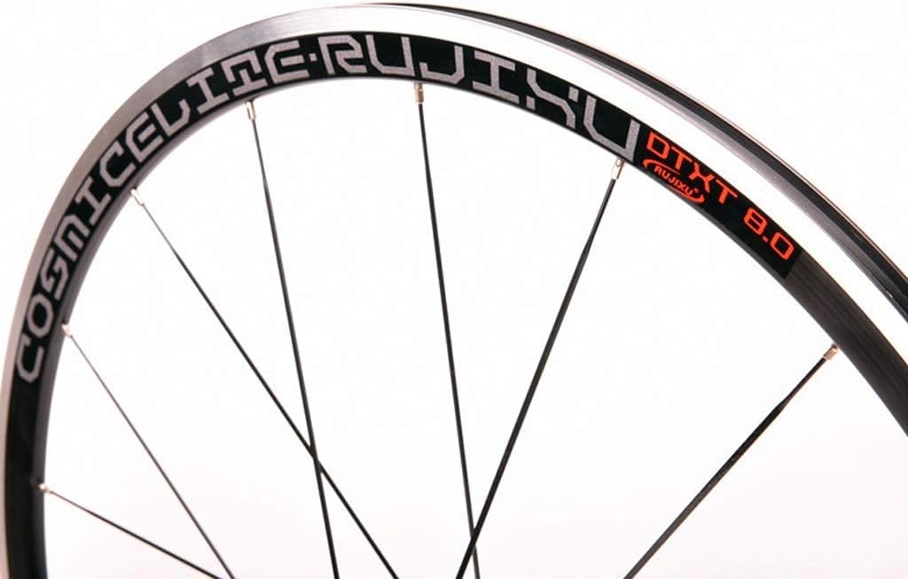 Ruedas de Bicicleta Ruedas Delanteras y traseras de Bicicleta 700C Freno de llanta de Alta Velocidad Cartucho de Fibra de Carbono rodamiento Sellado
