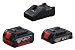 Produktbild Bosch Professional 18V System Akku Starter-Set (2x GBA 18V 4.0Ah Akku + Schnellladegerät GAL 18V-40, im Karton)