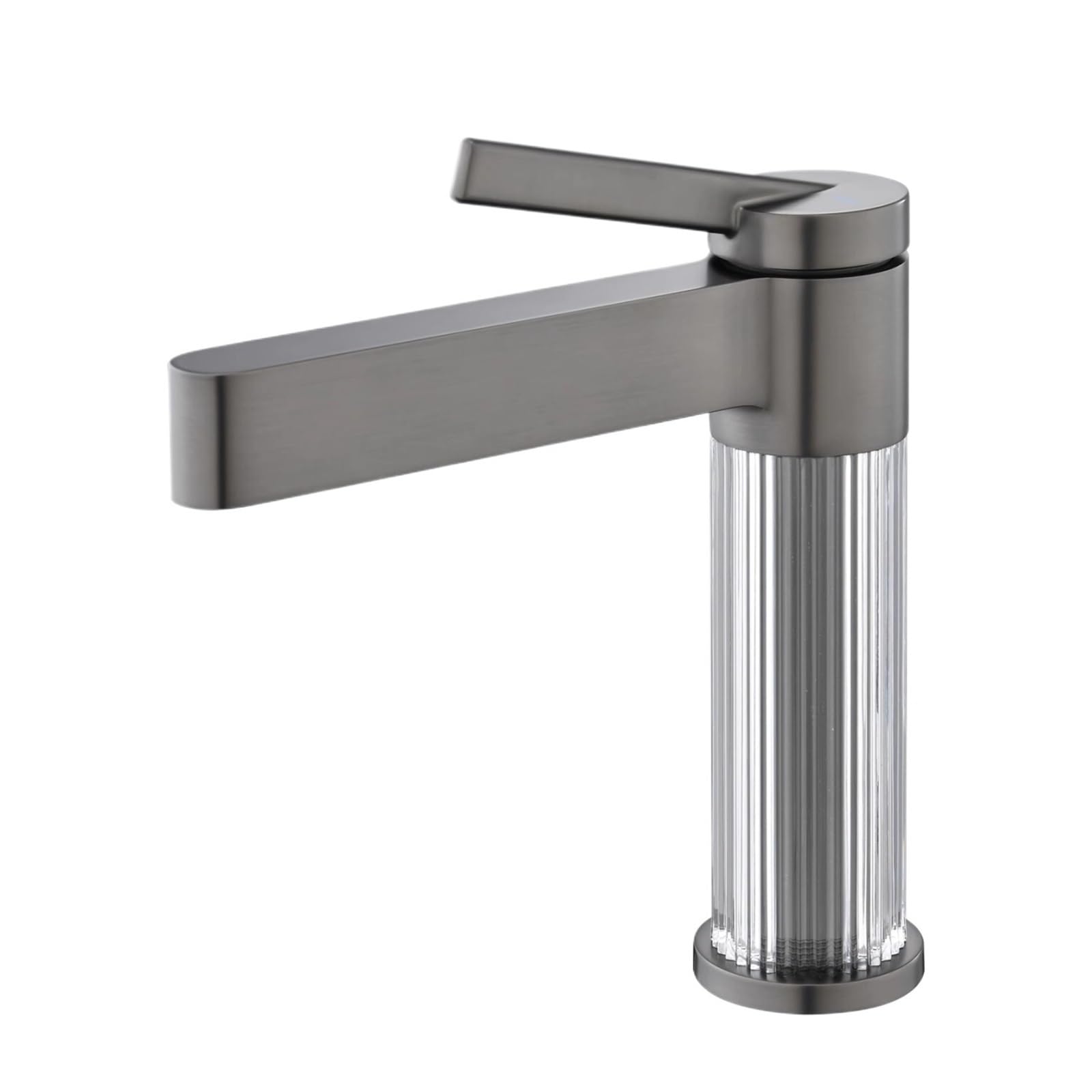 Laighjenbcf Gray Faucet，Yellow Bathroom Basin Faucet Sink Mixer Tap