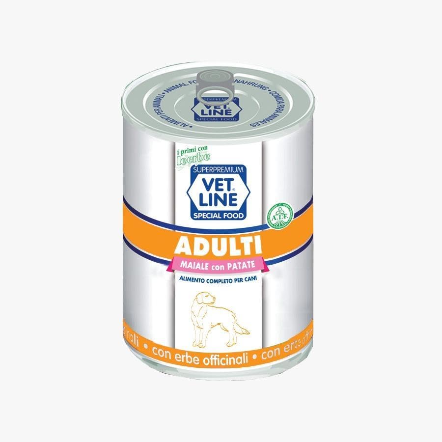 VET LINE ADULTI MAIALE E PATATE. 400GR