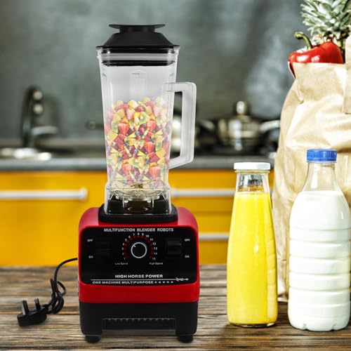 Vaso de plástico reutilizable para licuadora de 2L con tapa y asa miniatura 6