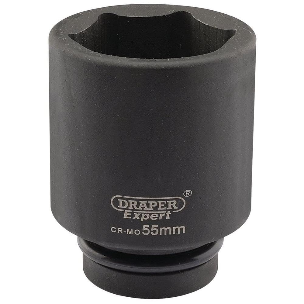Draper Expert 05156 Expert Hi-Torq® 6 Point Deep Impact Socket 1In Sq. Dr. 55Mm Each