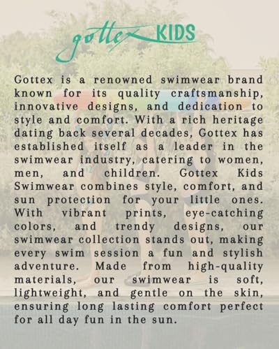 Gottex Kids Boys 2 Match Drawstring Swim Shorts Swimwear Chlorine Fade Resistant and Built-in 50+ UPF UV Protection4