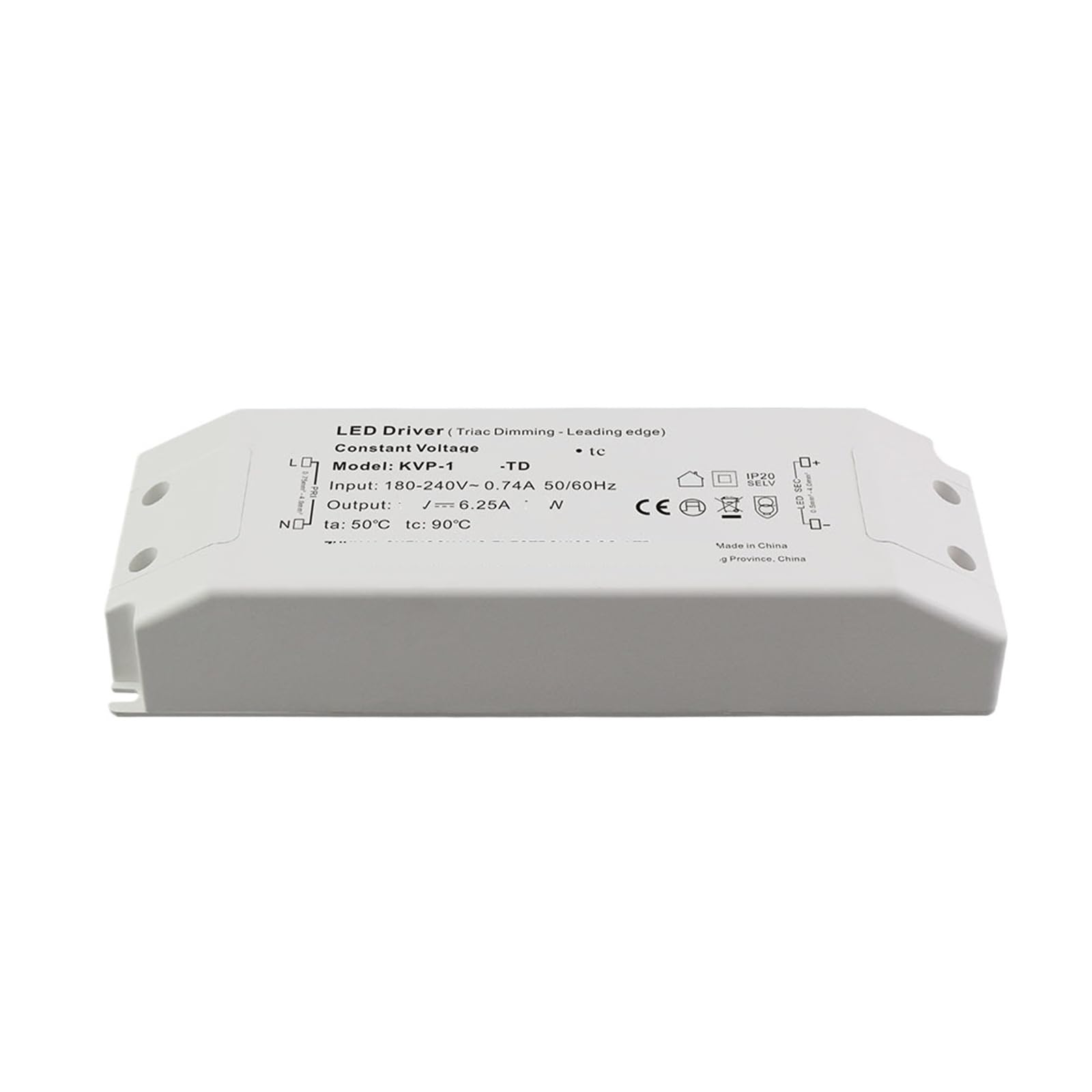 PWANUIGTE Low Voltage US Standard thyristor dimming Transformer Light Strip Driver Power Supply LED(12V 60W)