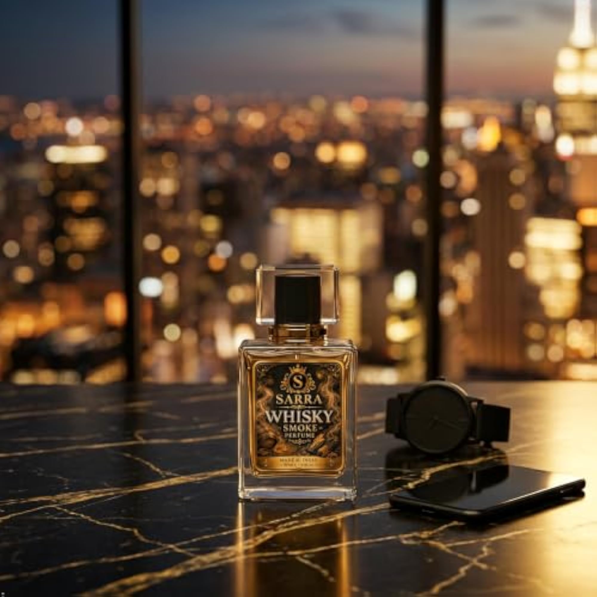Whisky Smoke Perfume for Men & Women, Premium Fragrance