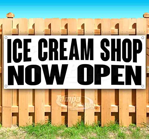 Ice Cream Shop Now Open Banner 13IX | 񐶒n | ϋvrj[ Ж Obgt