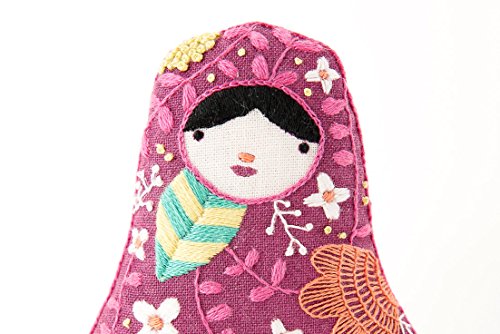 Image of DIY Embroidery Doll Kit by Kiriki Press | 3 Skill Levels - Beginner to Advanced (Matryoshka - Level 3)