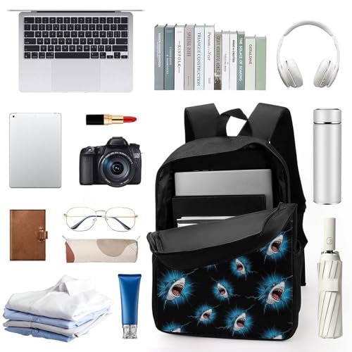 Shoulder BookBags Shark Sports Outdoor Running, Camping Backpack Men Women3