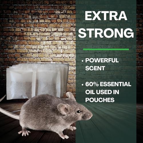 Lakota Naturals Mouse Repellent Pouches, Extra Strength 60% Oil, Repel Mice Rodent From Nesting In Car/Boat/Rv/Grill/Pool Heaters/Campers thumb #2