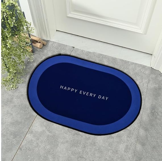 Image of Super Absorbent Bath Mat | Soft Carpet Bathroom Rug | Quick Dry Anti-Slip Floor Mat | Water Absorbing Door Mat