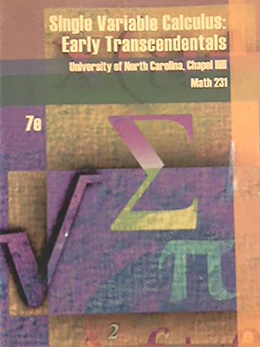 Single Variable Calculus: Early Transcendentals... 1285027590 Book Cover
