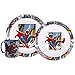 Generico SPIDERMAN MARVEL - SPI21/3 pièces - Set de 2 assiettes + 1 tasse sans BPA pour enfant