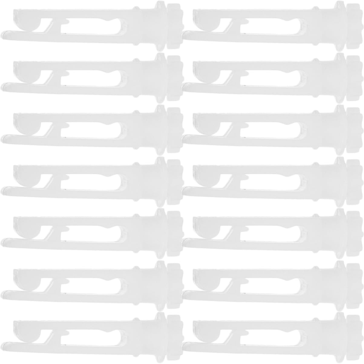 PRETYZOOM 100pièces Tiges De Remplacement PVC pour Stores Verticaux Accessoires De Réparation De Stores à Lamelles Verticales
