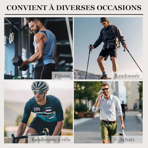 Bolso bandolera para hombre gresonic antirrobo y discreto de piel marrón ajustable 2