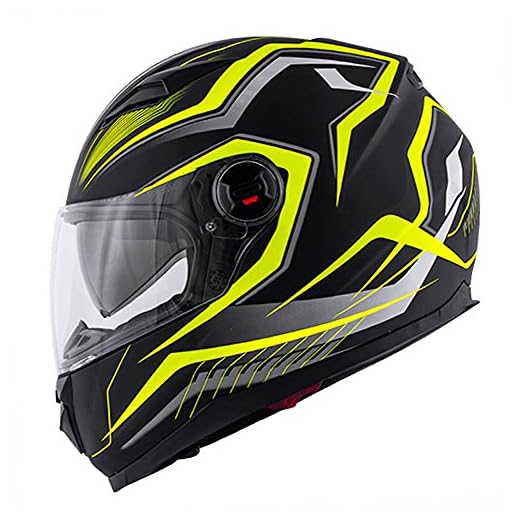 Kappa Denver Giallo Fluo, Nero Opaco 2XL