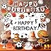 Sports Themed Birthday Party Decorations for Boys - Includes Birthday Banner, Baseball, Soccer, Football, Basketball Sports Table Honeycomb Centerpieces & Hanging Swirls